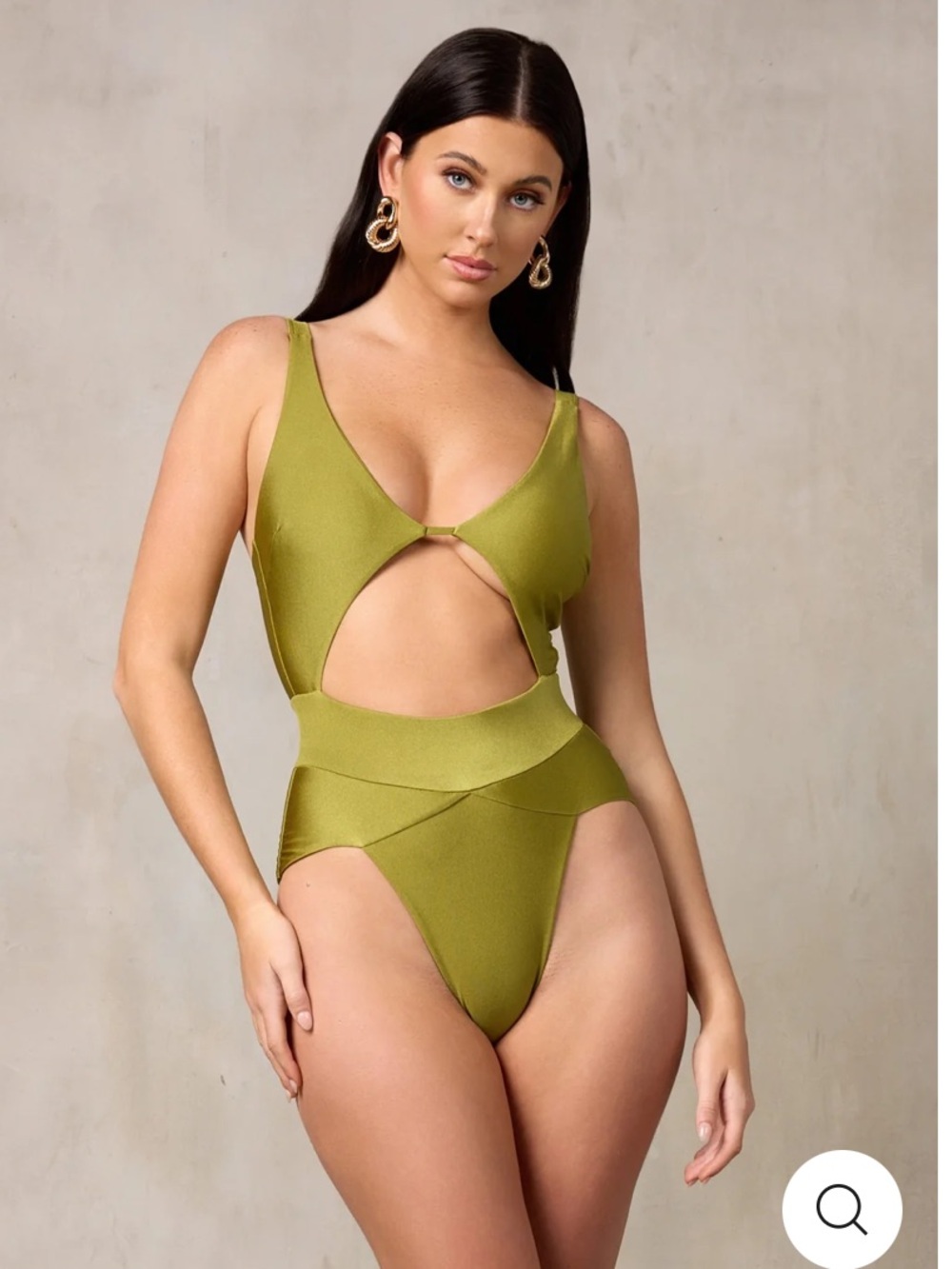 MBM Aspire One-Piece Swimsuit OLIVE)
